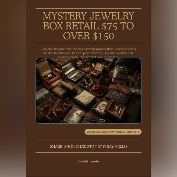 Coach Handbags - Mystery Box - JEWELRY RETAILS $75 to Over $150